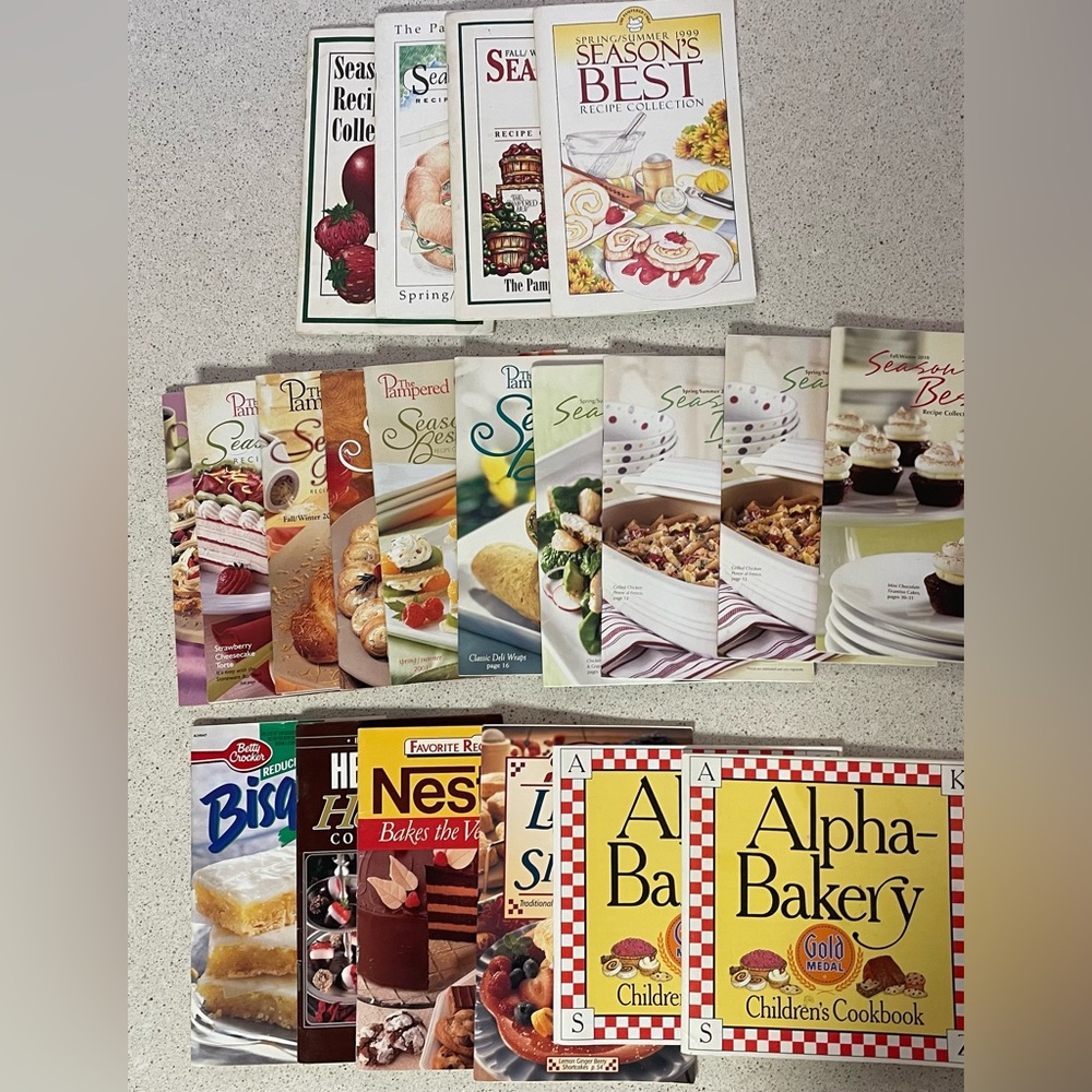 Pampered Chef Recipe Books